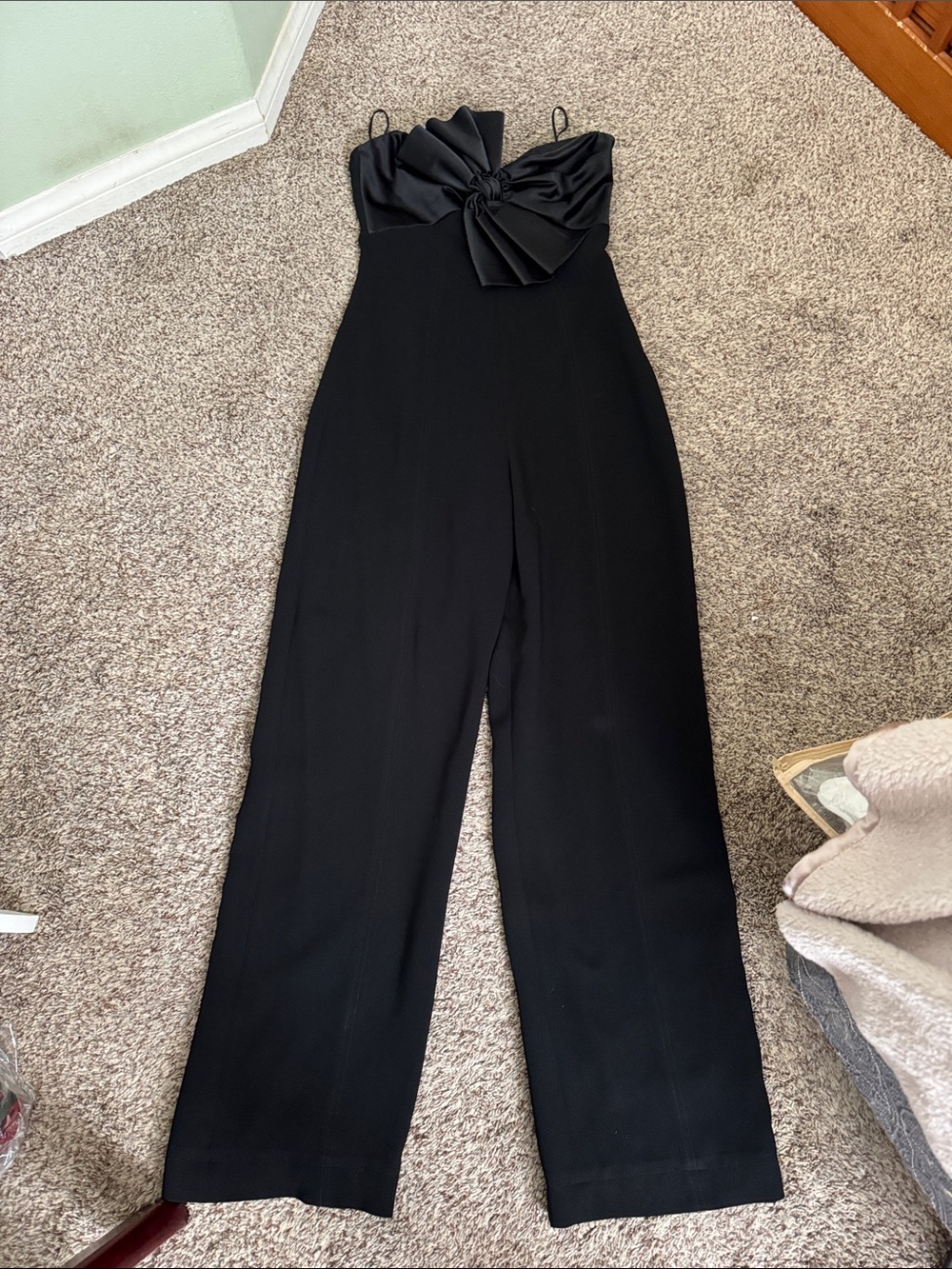 Cinq a Sept Jumpsuit Black Crepe 6